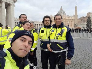 Aeopc Tarquinia ai funerali di Benedetto XVI