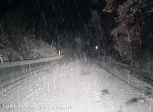 Nevica sulla Cimina