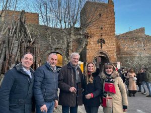 Tuscania - Rinaldi (Lega) alla Sagra della frittella