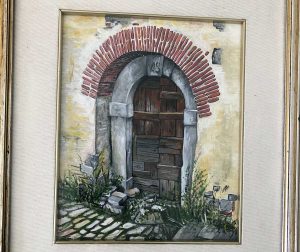 Una delle opere di Carlo Ciorba in mostra