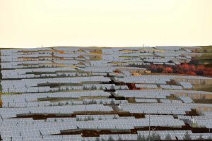 Tuscania - Pian Di Vico - la simulazione dell'impianto fotovoltaico