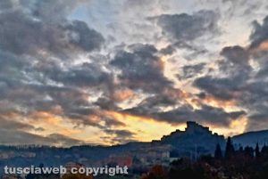 Tramonto a Soriano nel Cimino