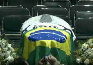 Santos - La salma di Pelé allo stadio Vila Belmiro