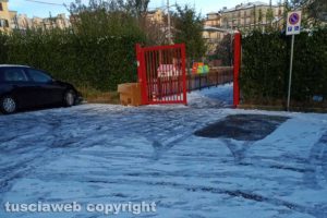 Montefiascone - La scuola materna "Le grazie" ieri mattina