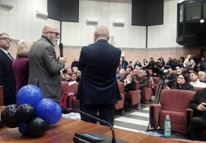 Civitavecchia - Il sindaco Tedesco annuncia il via ai lavori allo stadio comunale