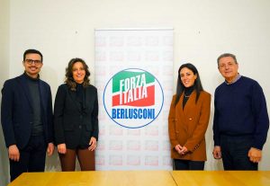 Claudio Parroccini, Federica Friggi, Fabiana Salviani e Giulio Marini