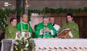 Viterbo - La messa del vescovo Francesco Orazio Piazza in diretta Rai