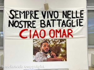 Viterbo - La commemorazione per Omar Neffati