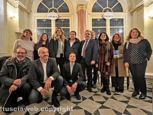 Viterbo - Alessio D'Amato e i candidati delle 7 liste a suo sostegno