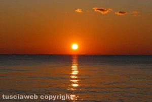 Montalto di Castro - Il mare al tramonto