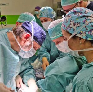 Viterbo - L’operazione di asportazione della massa retroperitoneale