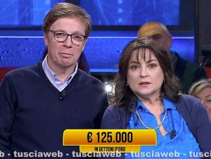 Soliti ignoti - I viterbesi Paola e Paolo vincono 125mila euro