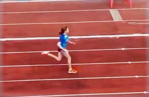 L'alunna Tiziana Uccelletti