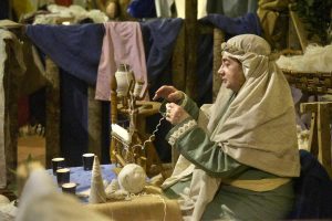 Viterbo - Il presepe vivente nel complesso monumentale di Santa Maria della Quercia