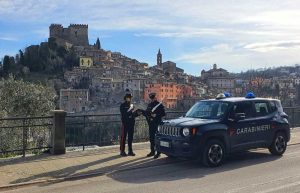 Carabinieri a Soriano nel Cimino