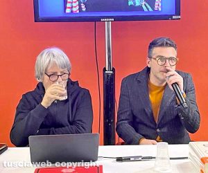Viterbo - Majakovskij comunicazione - Da sinistra: Luigi Serafini e Simone Iocco