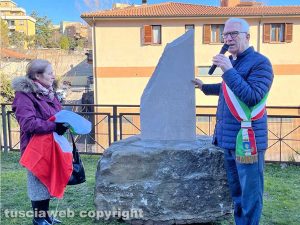 Vetralla - Inaugurazione stele martire Luciano Lupattelli