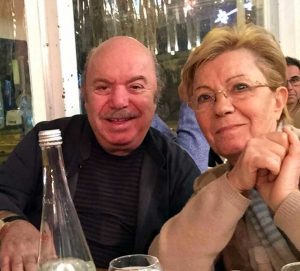 Lino Banfi con la moglie Lucia