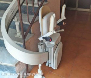 Il montascale di Maria Bianchetti