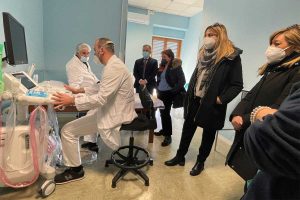 Il nuovo ecografo all'ospedale di Montefiascone