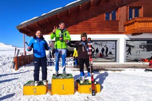 Sport - Sci - Sci club Viterbo - Gianluca Bacheca sul podio
