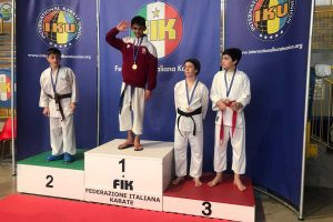 Sport - Arti marziali- Gli atleti della scuola Keikenkai sul podio di Cervia