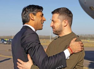 Rishi Sunak e Volodymyr Zelensky