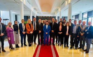 I membri dell'associazione Medports con al centro Musolino