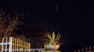 Viterbo - I satelliti di Starlink
