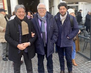 Da sinistra: Sergio Racioppa, Roberto Alabiso, Andrea Racioppa