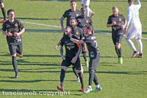 Sport - Calcio - Viterbese - L'esultanza di Daniel Semenzato