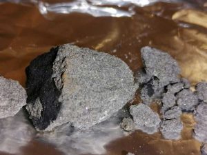 Frammenti di meteorite trovati a Matera - Foto dell’istituto nazionale dell'astrofisica