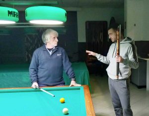 Biliardo club - Mocini e Fornicoli in allenamento