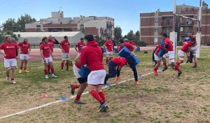 Sport - Rugby Civitavecchia - Riscaldamento pre partita