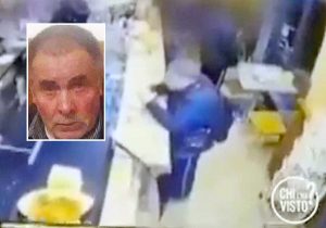 Montalto di Castro - Amzov Rakip ripreso dalle telecamere del bar