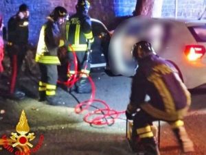 Fiano Romano - L'incidente sulla via Tiberina