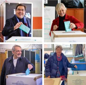 Elezioni regionali - D'Amato, Bianchi, Rocca e Rinaldi