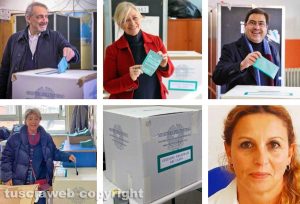 Elezioni regionali - Rocca, Bianchi, D'Amato, Rinaldi e Pecorilli