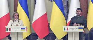 Giorgia Meloni e Volodymyr Zelensky