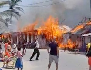 Kenya - Resort italiano in fiamme