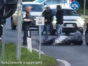 Scontro auto-moto a Sutri