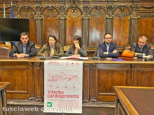 Chiara Frontini alla presentazione del progetto Viterbo cardioprotetta