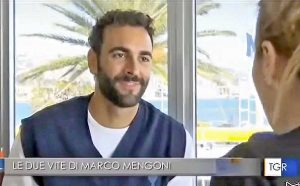Marco Mengoni al tg regionale del Lazio