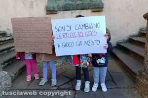 Tuscania - La manifestazione di ieri