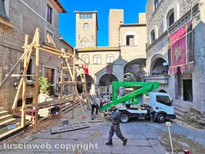 Viterbo - Il set di "The Decameron" a San Pellegrino