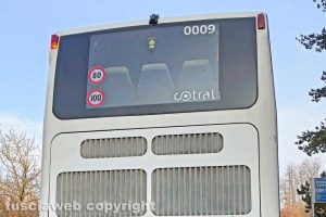 Il bus Cotral guasto