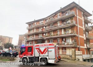 Viterbo - Intervento dei vigili del fuoco - immagine di repertorio