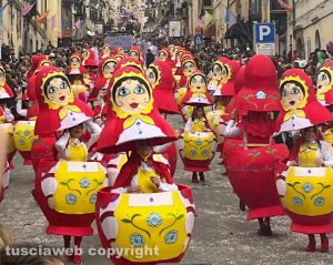Il 323esimo corso di gala del Carnevale di Ronciglione