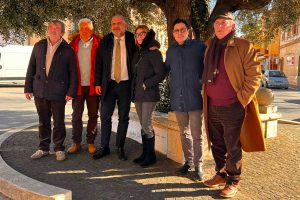 Il sottosegretario al ministero dell'Agricoltura, sovranità alimentare e foreste, Luigi D'Eramo in visita oggi nella Tuscia