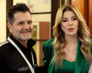 Nazzaremo Bartolaccini e Alba Parietti